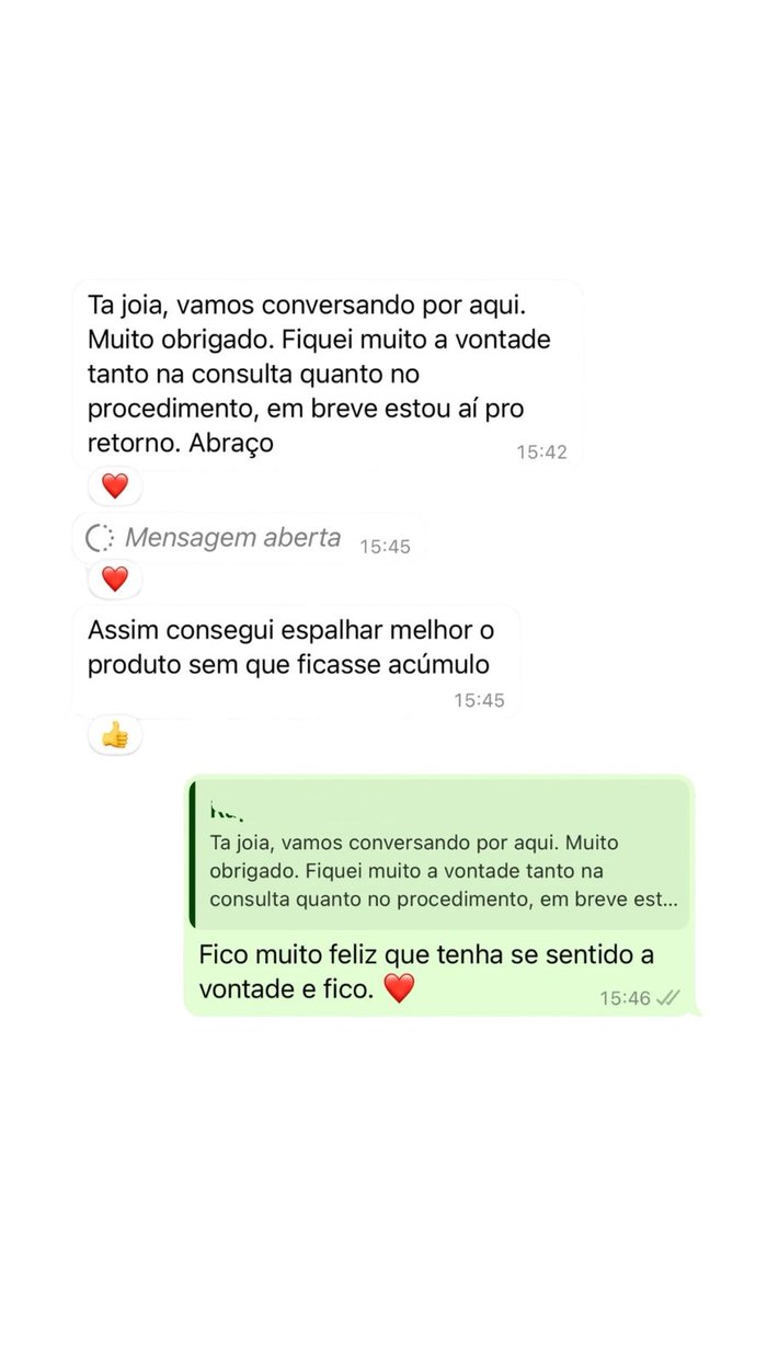 Depoimento de paciente